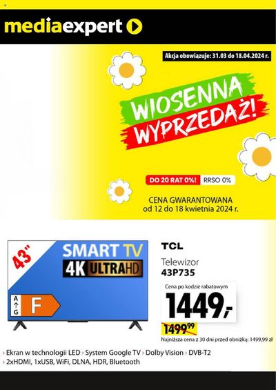 Katalog Media Expert w: Łódź | Wiosenna wyprzedaż! | 13.04.2024 - 27.04.2024
