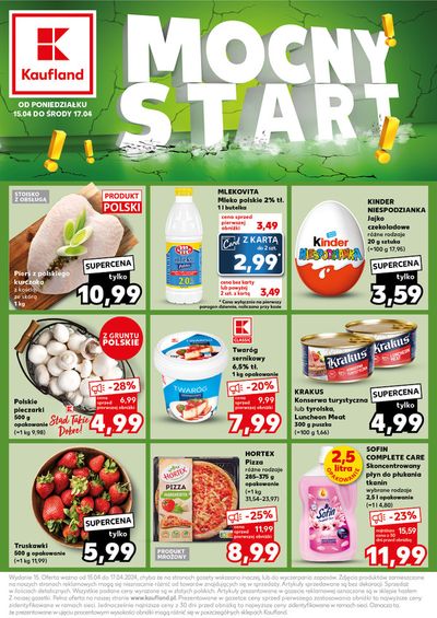 Promocje Supermarkety w Wodzisław Śląski | Mocny start !!! de Kaufland | 13.04.2024 - 27.04.2024
