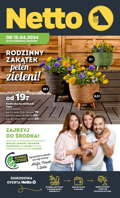 Katalog Netto w: Mierzyn | Rodzienny zakątek peten zieleni ! | 14.04.2024 - 18.05.2024