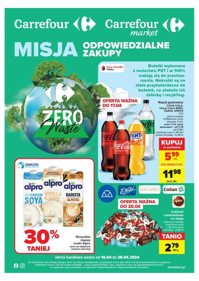 Promocje Supermarkety w Grodzisk Mazowiecki | Gazetka Carrefour, Market de Carrefour Market | 15.04.2024 - 28.04.2024