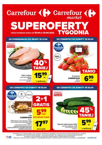 Katalog Carrefour Market w: Poznań | Gazetka Superoferty tygodnia | 14.04.2024 - 20.04.2024