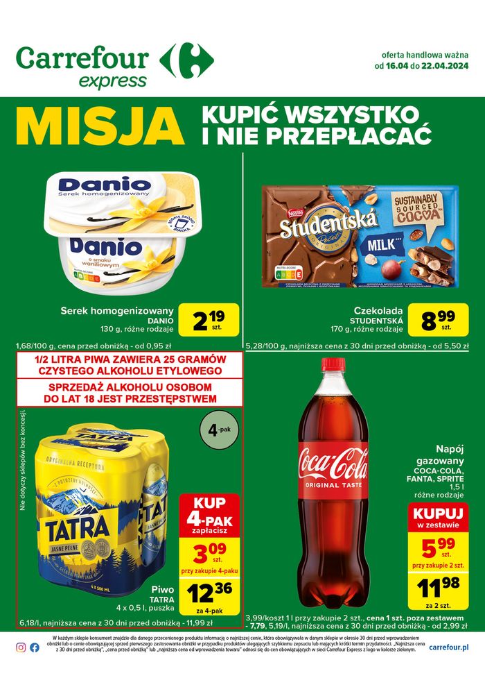 Katalog Carrefour Market w: Łódź | Gazetka Express | 15.04.2024 - 22.04.2024