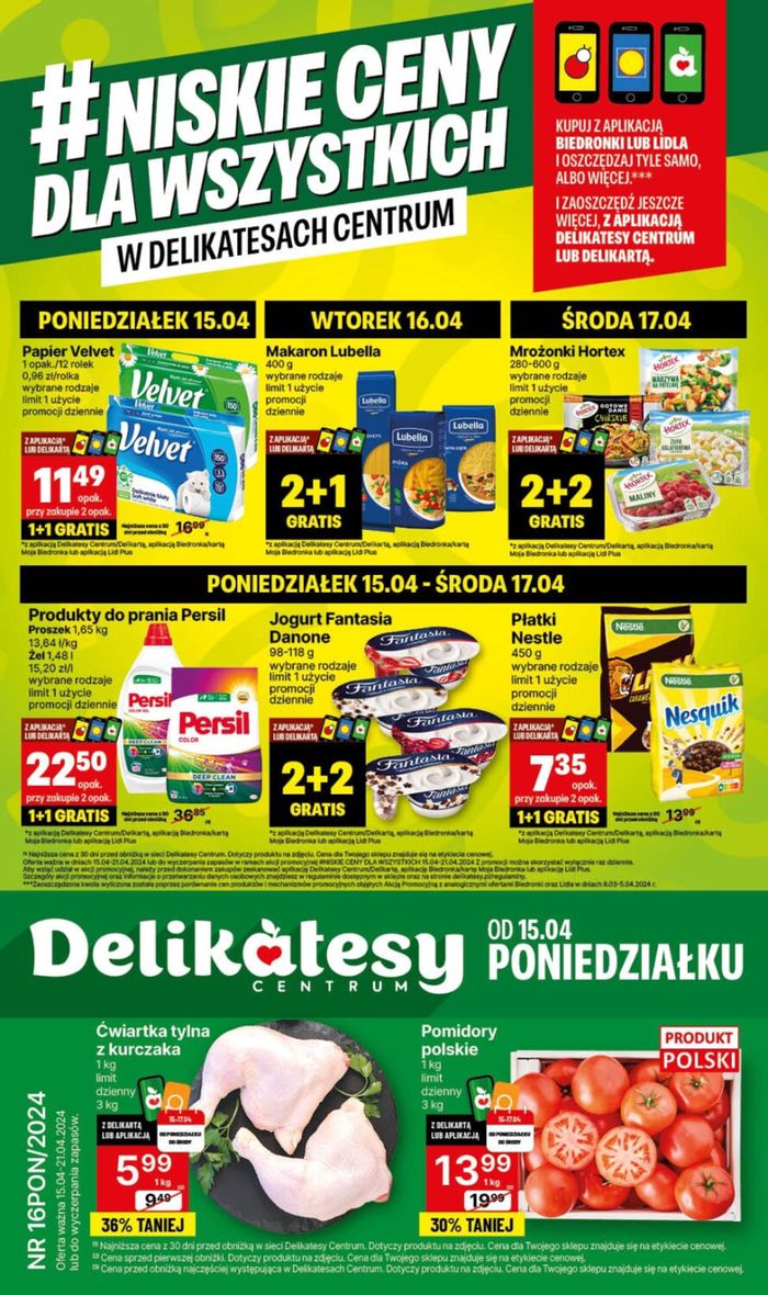 Katalog Delikatesy Centrum w: Ruda Śląska | Niskie ceny dla wszystkich | 15.04.2024 - 21.04.2024