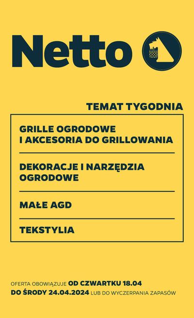 Katalog Netto w: Grodzisk Mazowiecki | Netto gazetka | 17.04.2024 - 24.04.2024