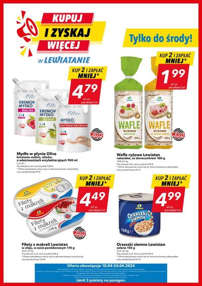 Promocje Supermarkety w Poznań | Tylko do środy! de Lewiatan | 16.04.2024 - 30.04.2024