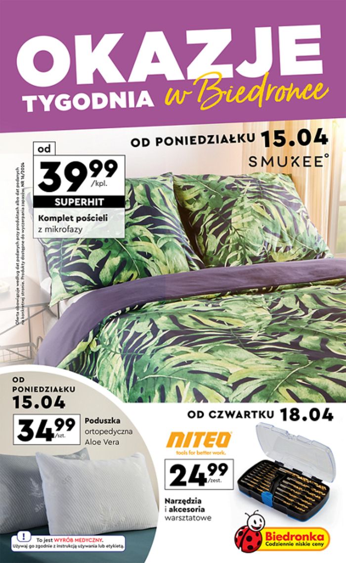 Katalog Biedronka w: Bolesławiec | Okazje !!!  | 16.04.2024 - 30.04.2024