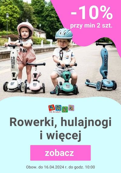 Promocje Dzieci i zabawki w Olsztyn | Rowerki, hulajnogi i więcej  de Smyk | 15.04.2024 - 16.04.2024