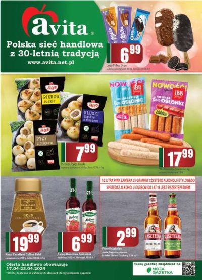 Promocje Supermarkety w Myślenice | Oferta handlowa  de Avita | 17.04.2024 - 23.04.2024