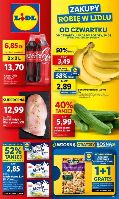 Promocje Supermarkety w Szczecin | OFERTA WAŻNA OD 18.04 DO 20.04 de Lidl | 17.04.2024 - 20.04.2024