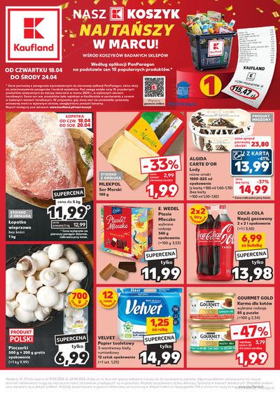 Promocje Supermarkety w Koszalin | Kaufland Gazetka do 24 .04  de Kaufland | 17.04.2024 - 1.05.2024
