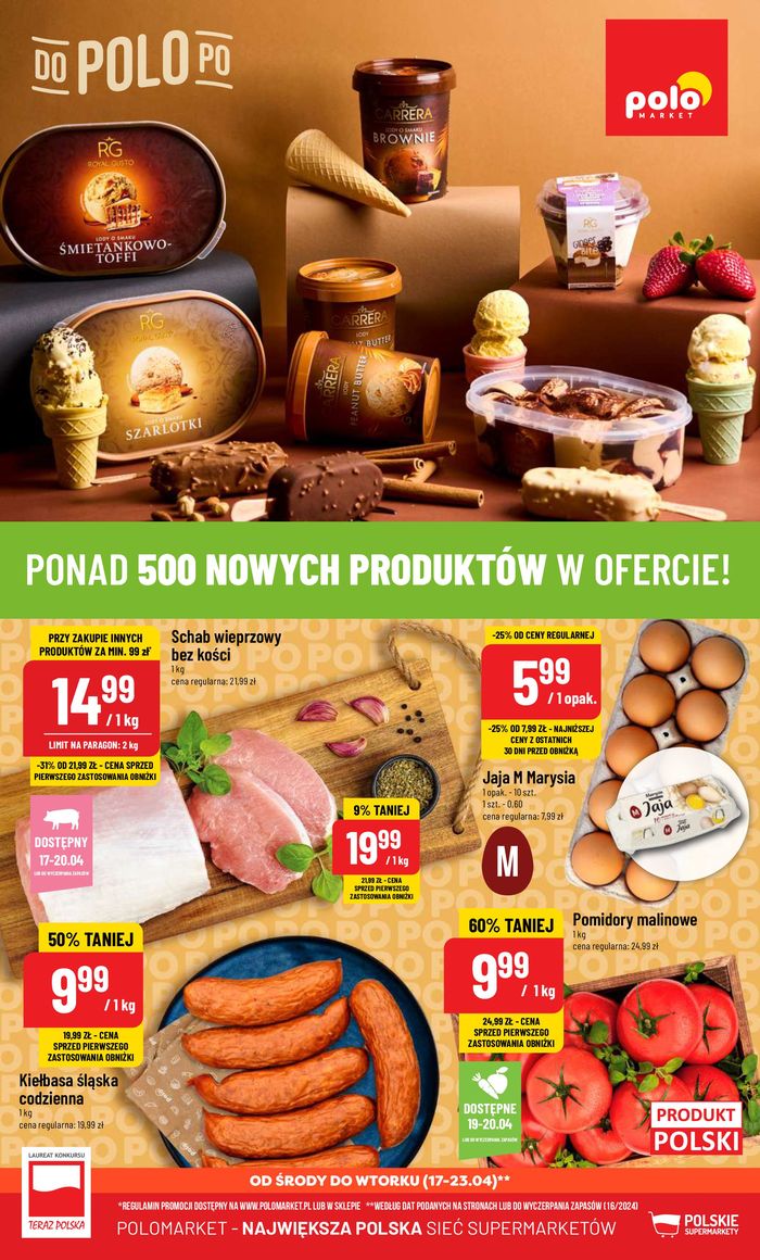 Katalog Polomarket w: Witaszyce | Ponad 500 nowych produktów w ofercie ! | 17.04.2024 - 1.05.2024