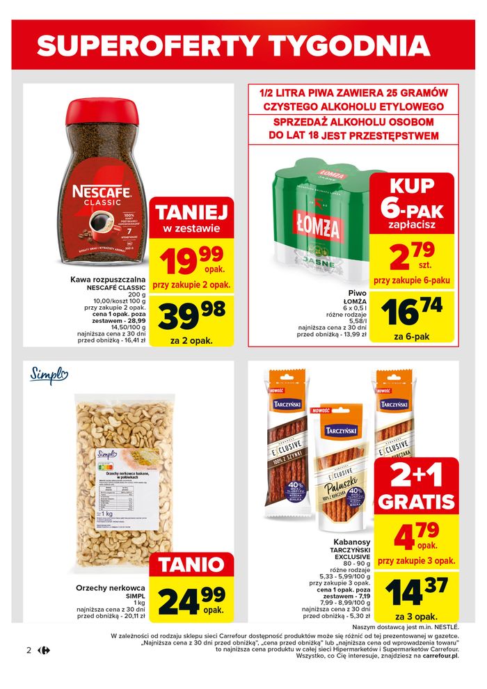 Katalog Carrefour Market w: Rabka-Zdrój | Gazetka Superoferty tygodnia | 14.04.2024 - 20.04.2024