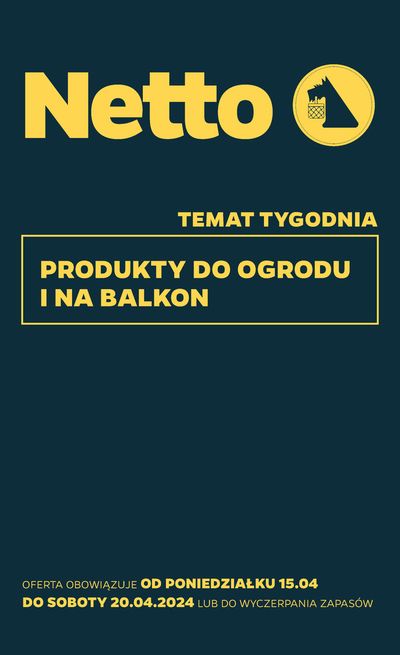 Katalog Netto w: Warszawa | Netto gazetka | 14.04.2024 - 20.04.2024