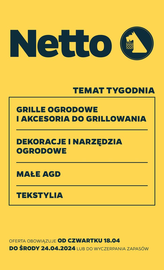 Katalog Netto w: Nasielsk | Netto gazetka | 17.04.2024 - 24.04.2024