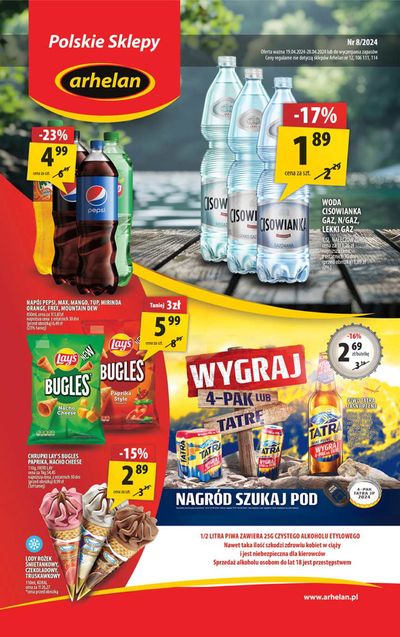 Promocje Supermarkety w Suraż | Arhelan gazetka nr 8/ 2024  de Arhelan | 17.04.2024 - 1.05.2024
