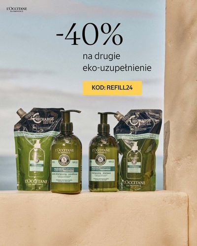 Promocje Perfumy i kosmetyki w Murowana Goślina | - 40%  de l'occitane | 17.04.2024 - 5.05.2024