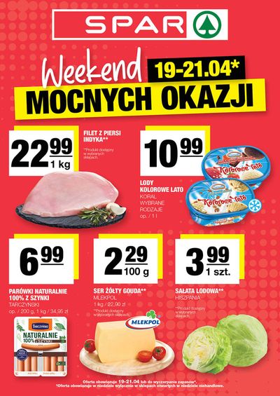 Promocje Supermarkety w Kościan | Oferta obowiązuje 19-21.04 de Spar | 18.04.2024 - 2.05.2024