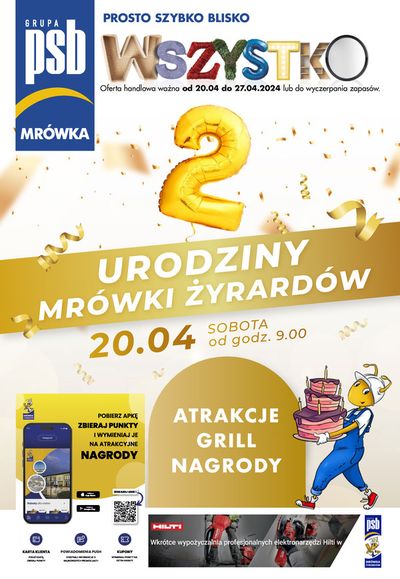 Promocje Budownictwo i ogród w Grodzisk Mazowiecki | Mrówka gazetka de Mrówka | 20.04.2024 - 27.04.2024