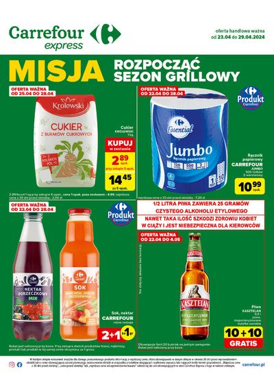 Promocje Supermarkety w Połaniec | Sezon grillowy  de Carrefour Express | 22.04.2024 - 29.04.2024