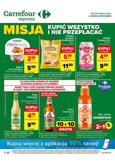 Katalog Carrefour Express w: Grodzisk Mazowiecki | Kupic wszystko i nie przepł acać ! | 22.04.2024 - 29.04.2024