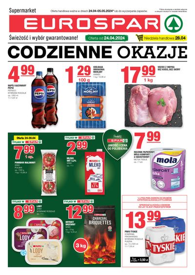 Katalog Spar w: Gdynia | Codzienne okazje  | 22.04.2024 - 6.05.2024