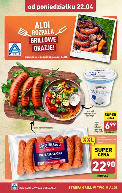 Promocje Supermarkety w Piotrków Trybunalski | Aldi rozpala grillowe okazje ! de Aldi | 22.04.2024 - 6.05.2024