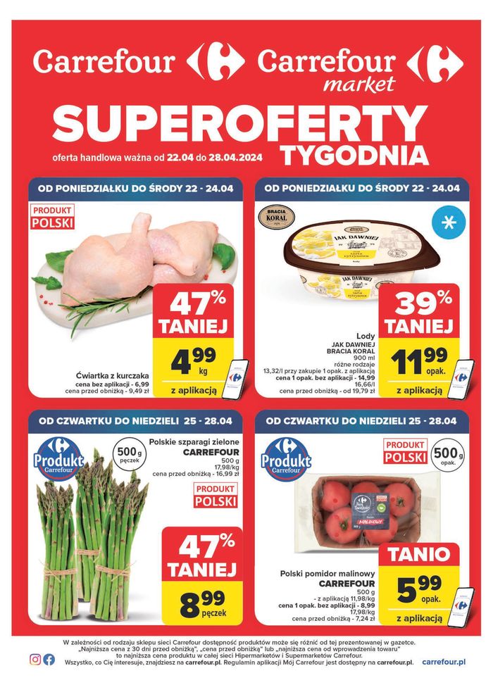 Katalog Carrefour w: Biała Podlaska | Gazetka Superoferty tygodnia | 21.04.2024 - 28.05.2024