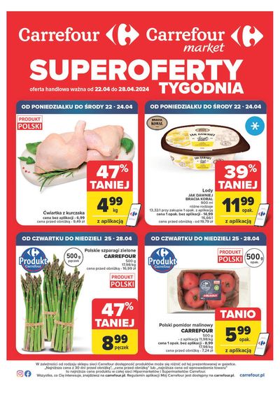 Promocje Supermarkety | Gazetka Superoferty tygodnia de Carrefour | 21.04.2024 - 28.05.2024
