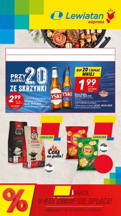 Promocje Supermarkety w Łódź | Lewiatan express  de Lewiatan | 23.04.2024 - 7.05.2024
