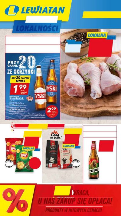 Promocje Supermarkety w Łazy (woj.śląskie) | Lewiatan gazetka de Lewiatan | 23.04.2024 - 7.05.2024