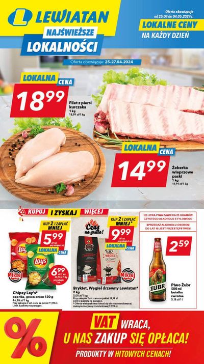 Promocje Supermarkety w Olsztyn |  Lokalne ceny na każdy dzień ! de Lewiatan | 23.04.2024 - 7.05.2024