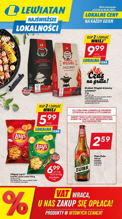 Promocje Supermarkety w Poznań |  Lokalne ceny na każdy dzień ! de Lewiatan | 23.04.2024 - 7.05.2024