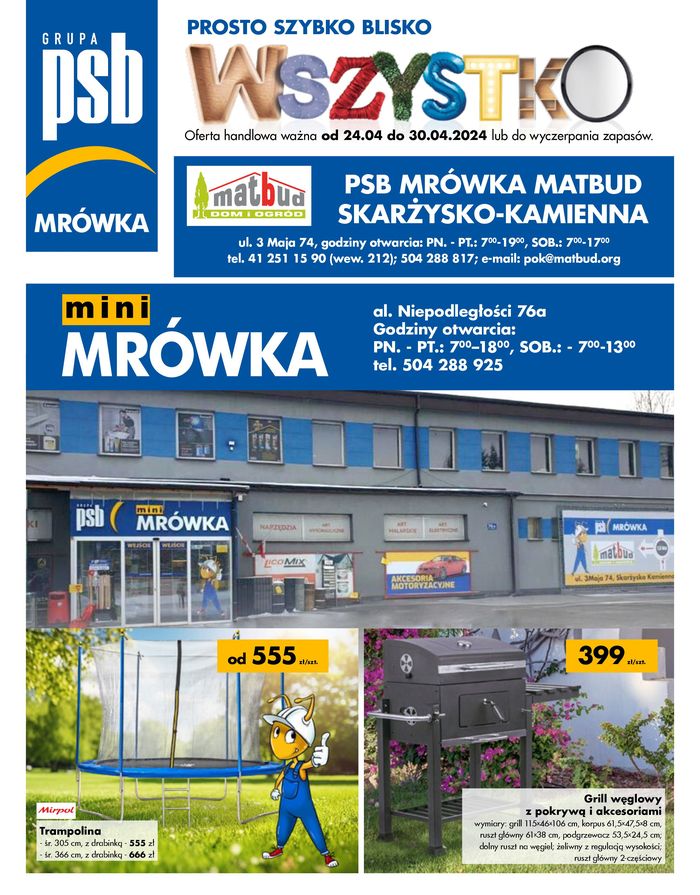 Katalog Mrówka w: Skarżysko-Kamienna | Oferta handlowa ważna od 24.04 do 30.04.2024  | 24.04.2024 - 30.04.2024