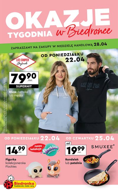 Promocje Supermarkety w Bydgoszcz | Okazje tygodnia w Biedrone ! de Biedronka | 23.04.2024 - 7.05.2024