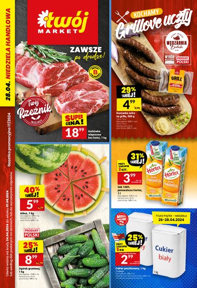 Katalog Twój Market w: Gniezno | Niedziela handlowa  | 24.04.2024 - 7.05.2024