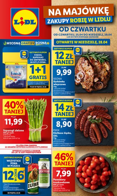 Promocje Supermarkety w Poznań | Na majówkę zakupy robię w lindlu  de Lidl | 24.04.2024 - 28.04.2024