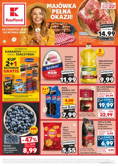 Katalog Kaufland w: Tczew | Majówka pełna okazji ! | 24.04.2024 - 8.05.2024