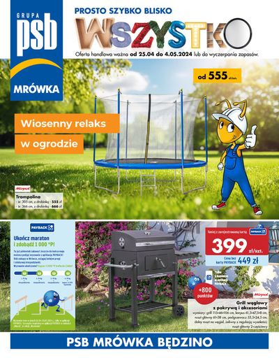Promocje Budownictwo i ogród w Biesiekierz | Wiosenny relaks w ogrodzie de Mrówka | 25.04.2024 - 4.05.2024