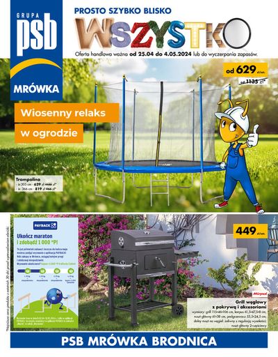 Promocje Budownictwo i ogród w Rypin | Wiosenny relaks w ogrodzie de Mrówka | 25.04.2024 - 4.05.2024
