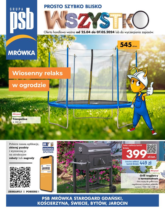 Katalog Mrówka w: Starogard Gdański | Wiosenny relaks w ogrodzie | 25.04.2024 - 4.05.2024