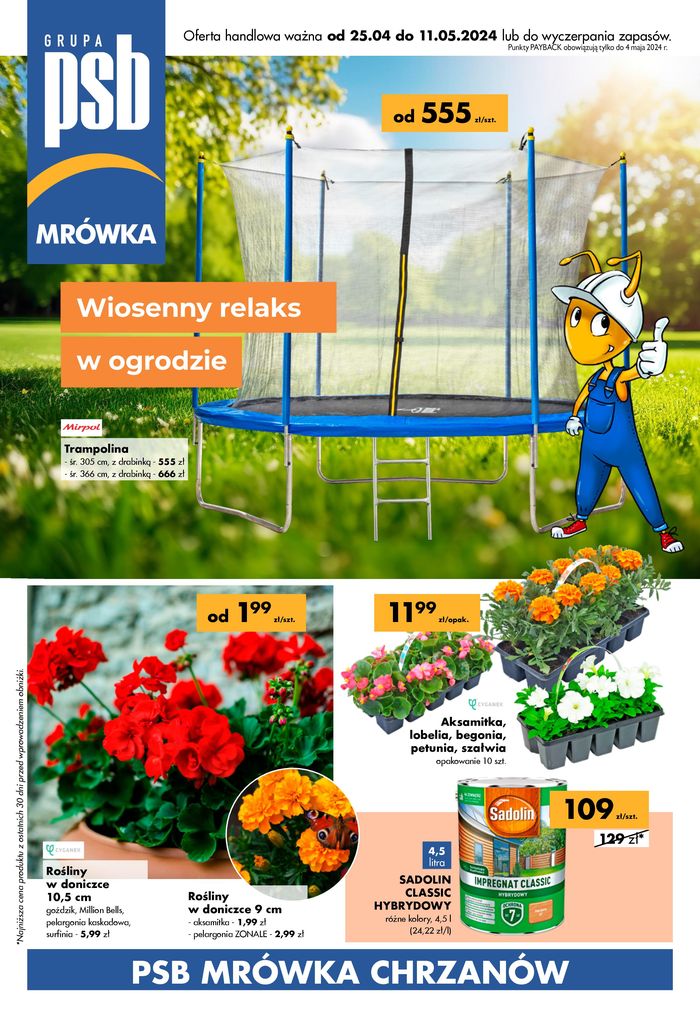Katalog Mrówka w: Olkusz | Wiosenny relaks w ogrodzie | 25.04.2024 - 11.05.2024