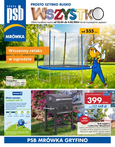 Promocje Budownictwo i ogród w Szczecin | Wiosenny relaks w ogrodzie de Mrówka | 25.04.2024 - 4.05.2024