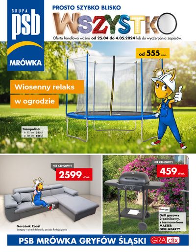 Promocje Budownictwo i ogród w Lubań | Wiosenny relaks w ogrodzie de Mrówka | 25.04.2024 - 4.05.2024