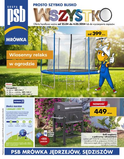 Promocje Budownictwo i ogród w Jędrzejów | Wiosenny relaks w ogrodzie de Mrówka | 25.04.2024 - 4.05.2024