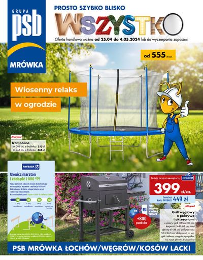 Promocje Budownictwo i ogród w Węgrów | Wiosenny relaks w ogrodzie de Mrówka | 25.04.2024 - 4.05.2024