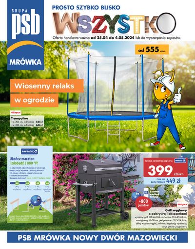Promocje Budownictwo i ogród w Jabłonna | Wiosenny relaks w ogrodzie de Mrówka | 25.04.2024 - 4.05.2024