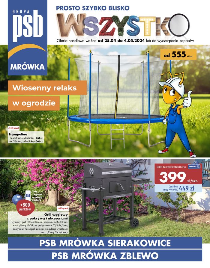 Katalog Mrówka w: Sierakowice | Wiosenny relaks w ogrodzie | 25.04.2024 - 4.05.2024