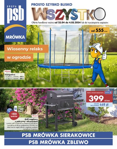 Promocje Budownictwo i ogród w Libertów | Wiosenny relaks w ogrodzie de Mrówka | 25.04.2024 - 4.05.2024
