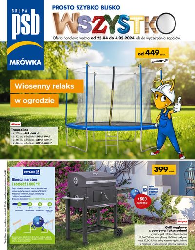 Promocje Budownictwo i ogród w Krapkowice | Wiosenny relaks w ogrodzie de Mrówka | 25.04.2024 - 4.05.2024