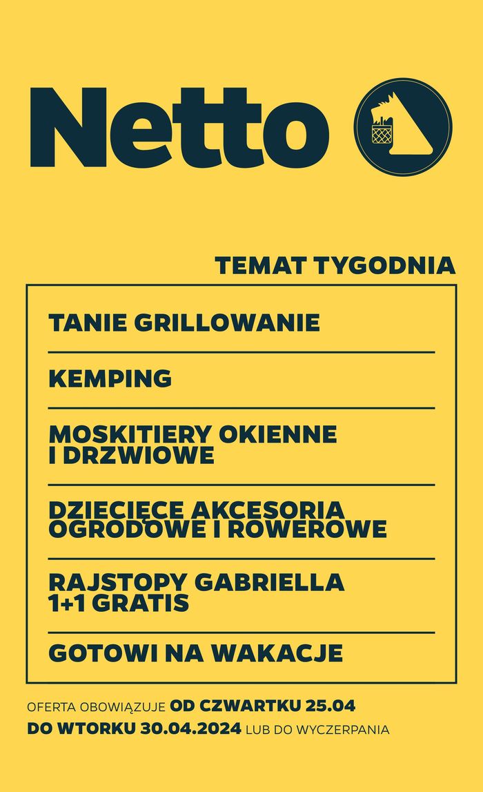 Katalog Netto w: Zduńska Wola | Netto gazetka | 24.04.2024 - 30.04.2024